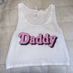OG vintage call her daddy crop tank